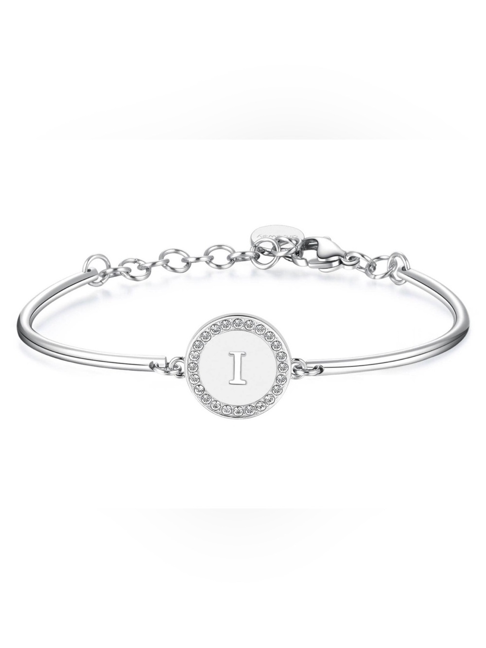 Brosway Italia Bracelet Chakra Silver Alphabet Letter ‘I’ Stainless Steel New